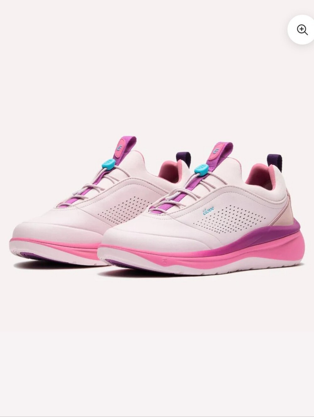 Clove Women's Prima Sneaker Shoe Light Pink / Viole Size 11.5 / Men's 10